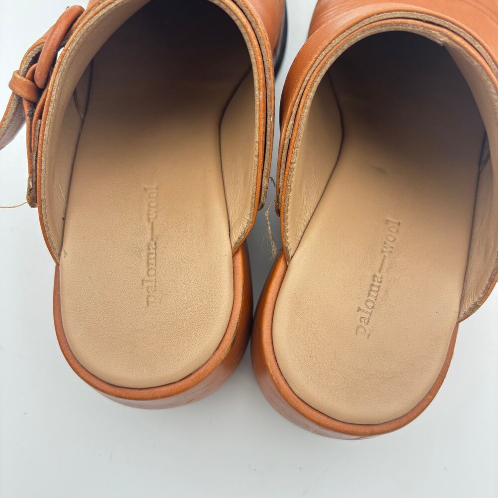 Paloma Wool Odessa Clogs Platform Leather Chunky Clogs Women's 38 Boho Y2K - Picture 11 of 15